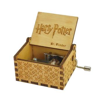 NUTAKE Wooden hand crank Harry Potter music box 55805101-2