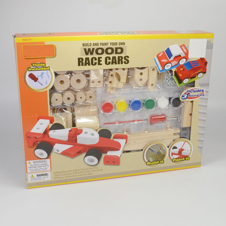 Wooden build car toy wooden assembled toy car 55851046