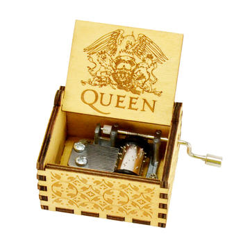 Custom made QUEEN hand crank music box 55805101-19