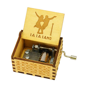La la land handmade wooden carving craft music box 55805101-36