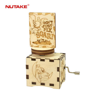 DON'T JUST FLY SOAR Engraved wooden new design music box 55805104-03