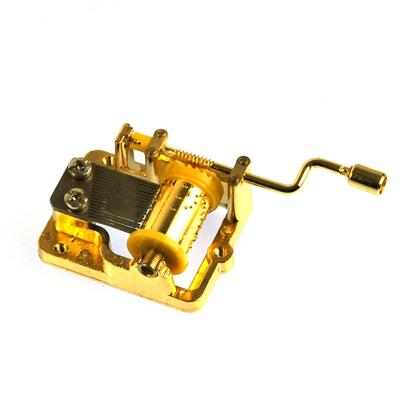 Gold plated yunsheng music boxes mechanism 10188003GM-01