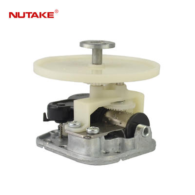 18 note rotating music box movement with rotating shaft and plate in tow direction 10188001-12