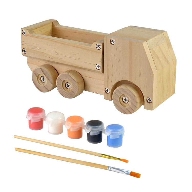Wooden kids diy painting and assemble toys set 52651002