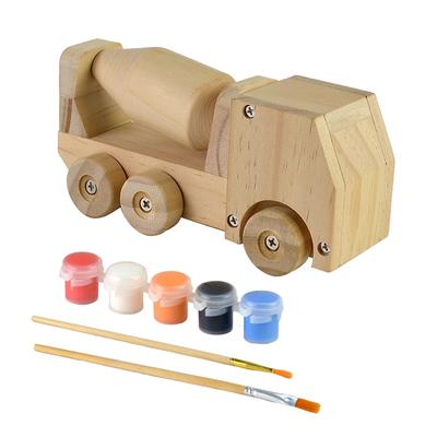 Wooden kids diy painting and assemble toys set 52651004