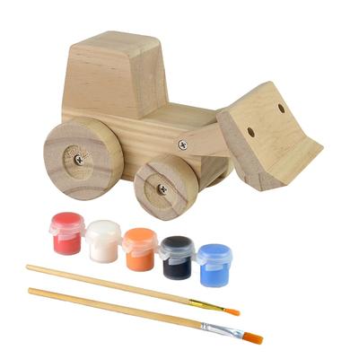 Wooden kids diy painting and assemble toys set 52651005