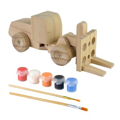 Wooden kids diy painting and assemble toys set 52651006