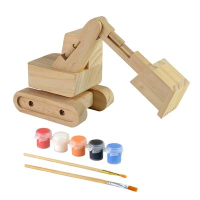 Wooden kids diy painting and assemble toys set 52651008