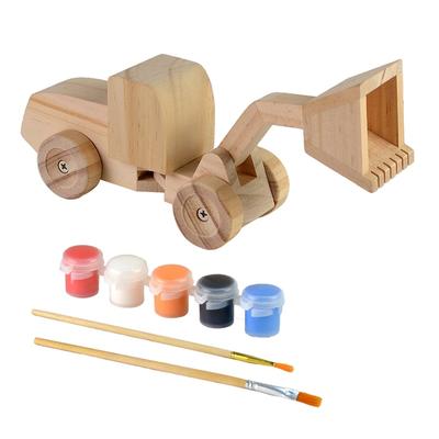 Wooden kids diy painting and assemble toys set 52651012