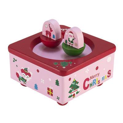 La doyee wooden Spinning music box for Children Christmas gift 55803201-05