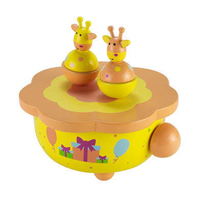 Wooden Children Dancing Music Box Toys